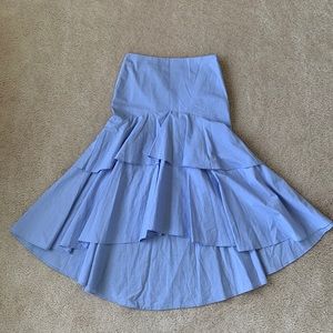 Banana Republic hi low maxi skirt